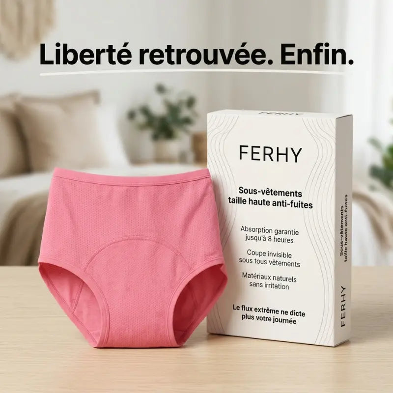 Culotte Taille Haute Anti-Fuite – Lot de 5