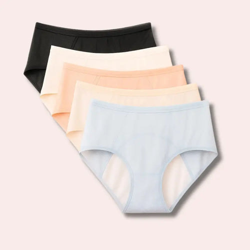 Culotte Taille Haute Anti-Fuite – Lot de 5