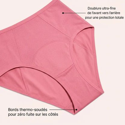 Culotte Taille Haute Anti-Fuite – Lot de 5
