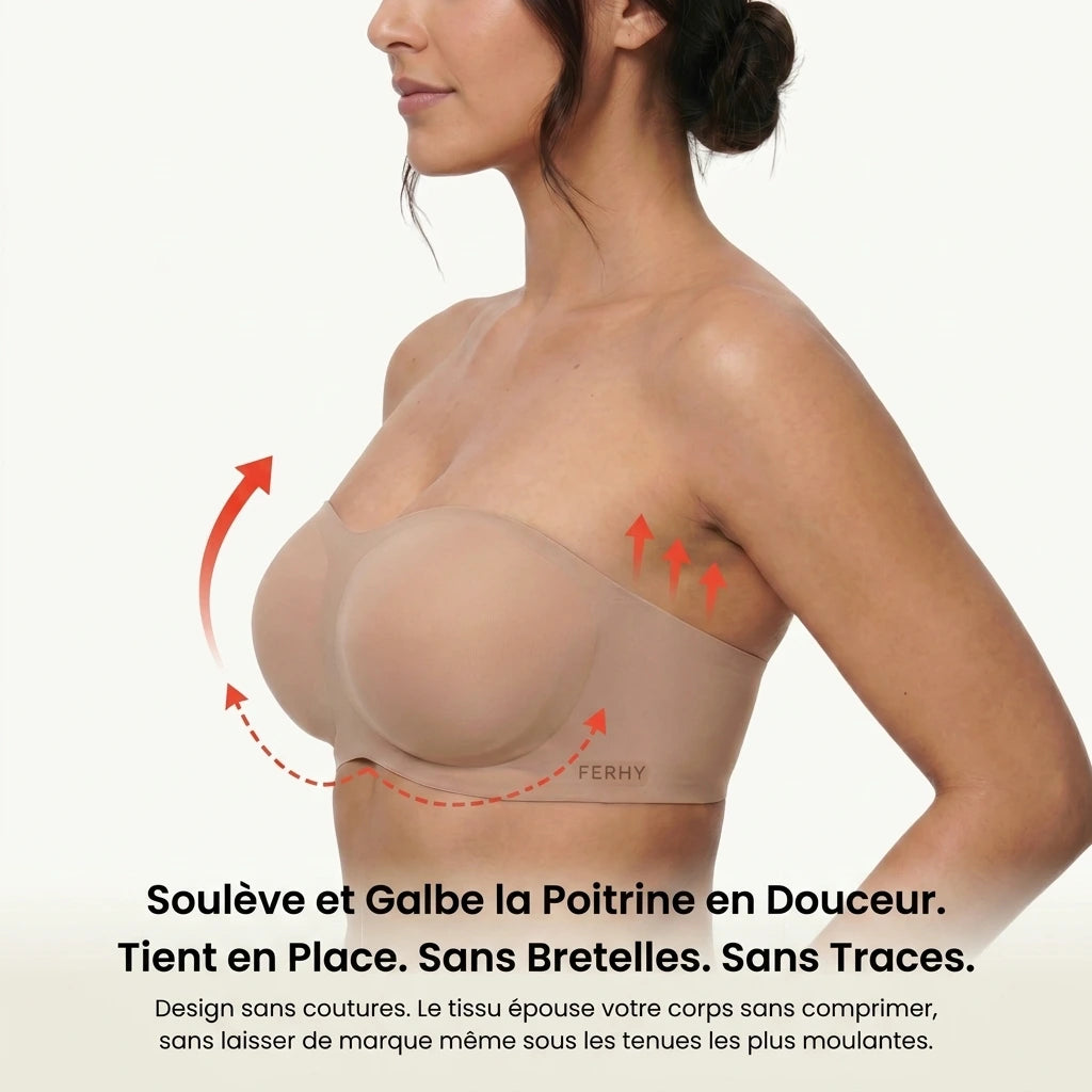 Soutien-gorge invisible sans bretelles