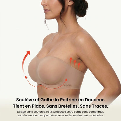 Soutien-gorge invisible sans bretelles
