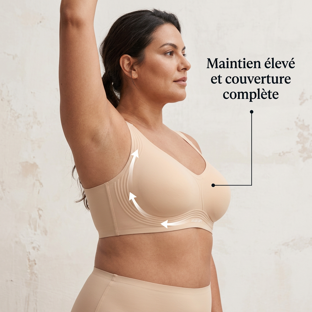 Soutien-gorge sans armatures à couverture complète Jelly Lift