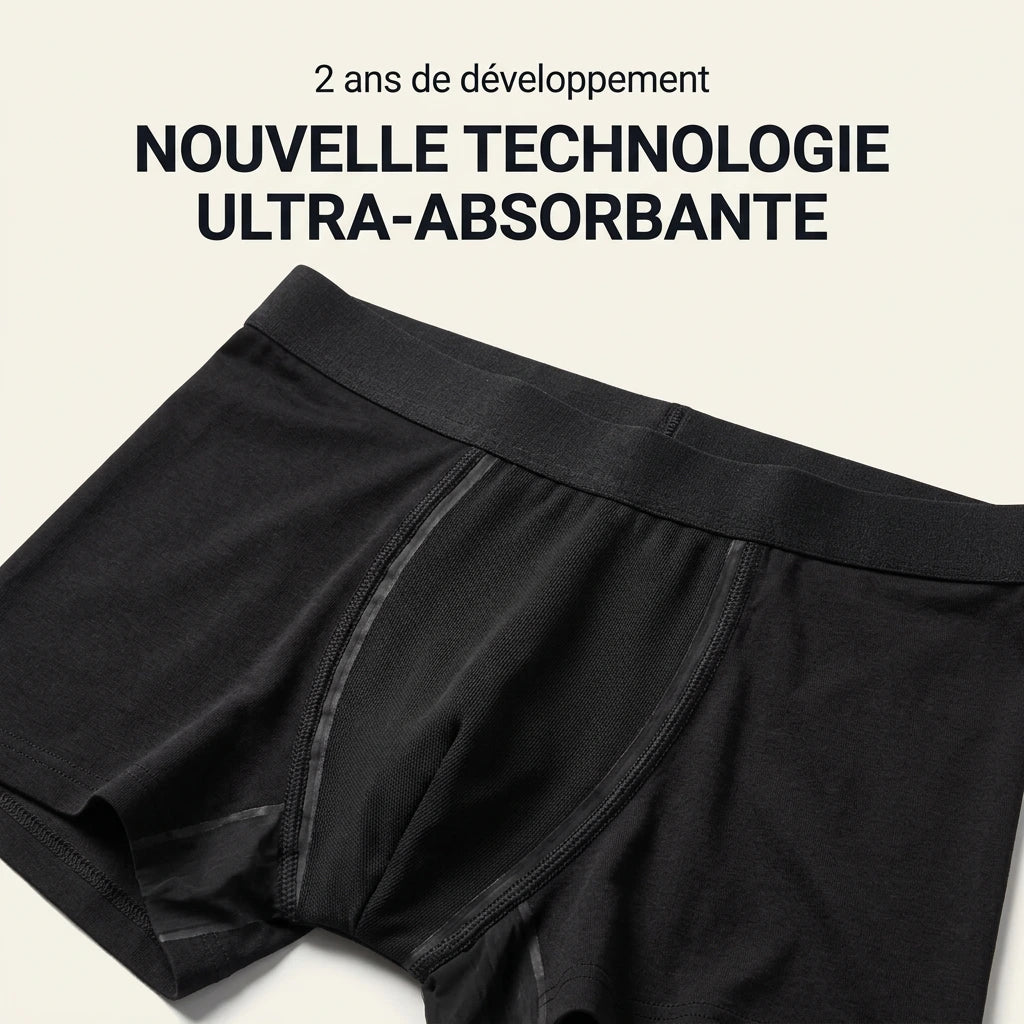Boxers anti-fuites pour hommes