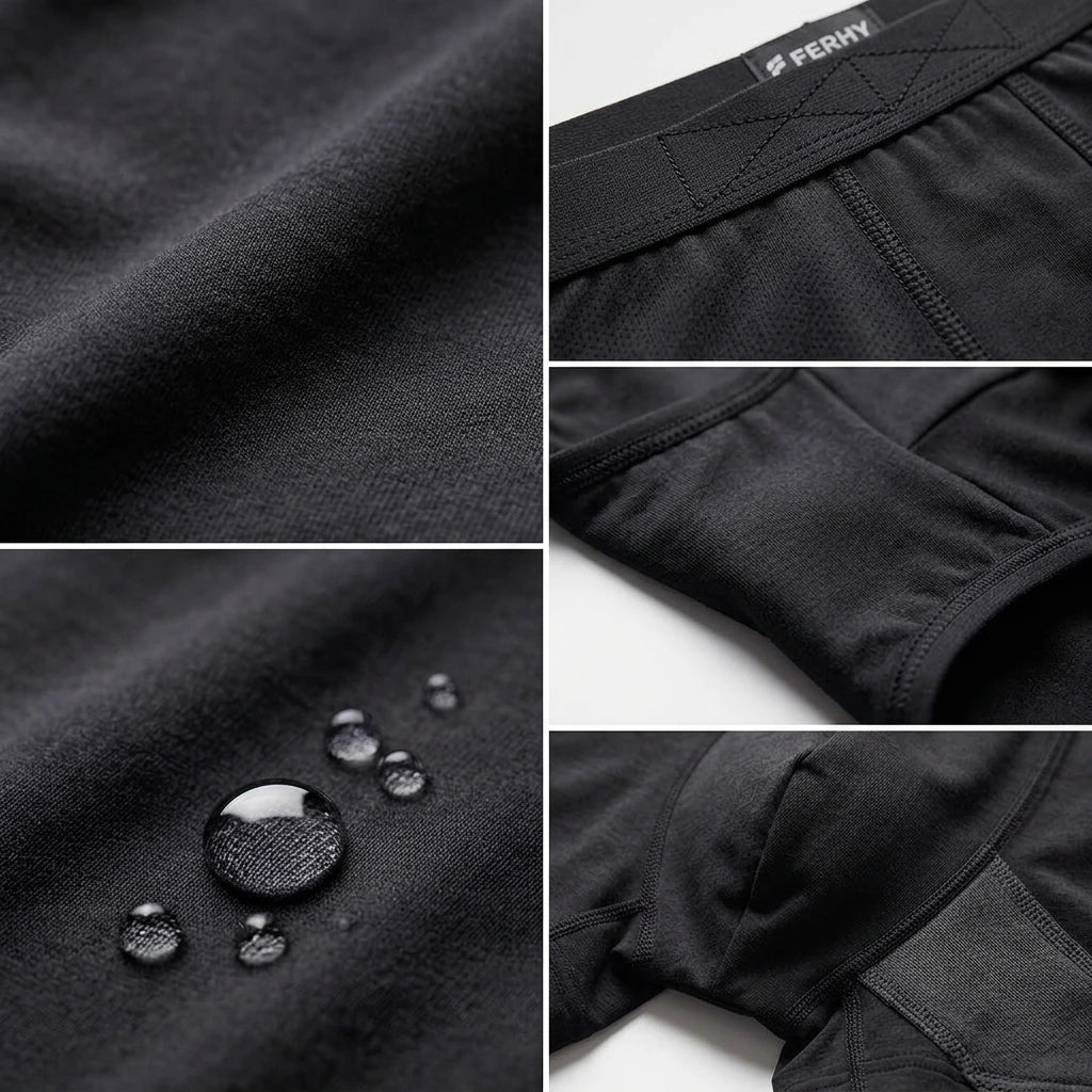Boxers anti-fuites pour hommes