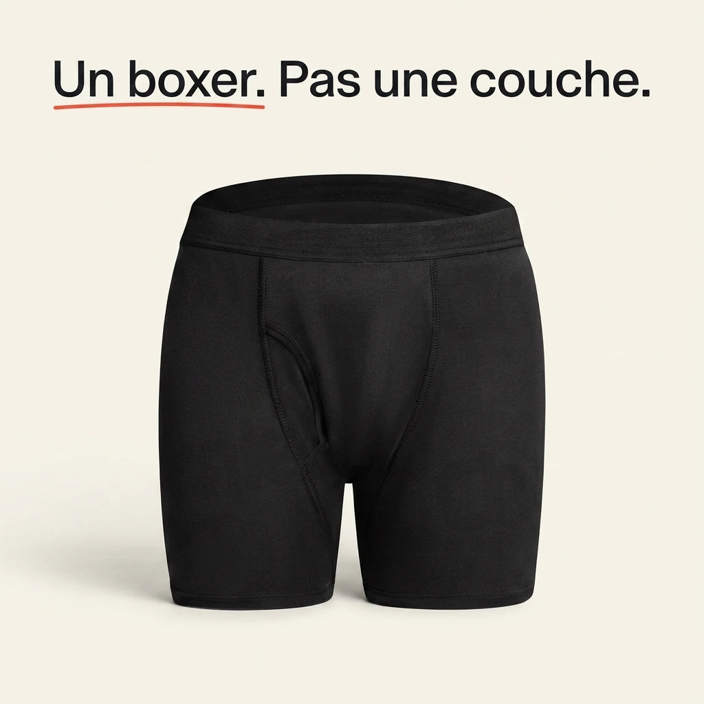 Boxers anti-fuites pour hommes