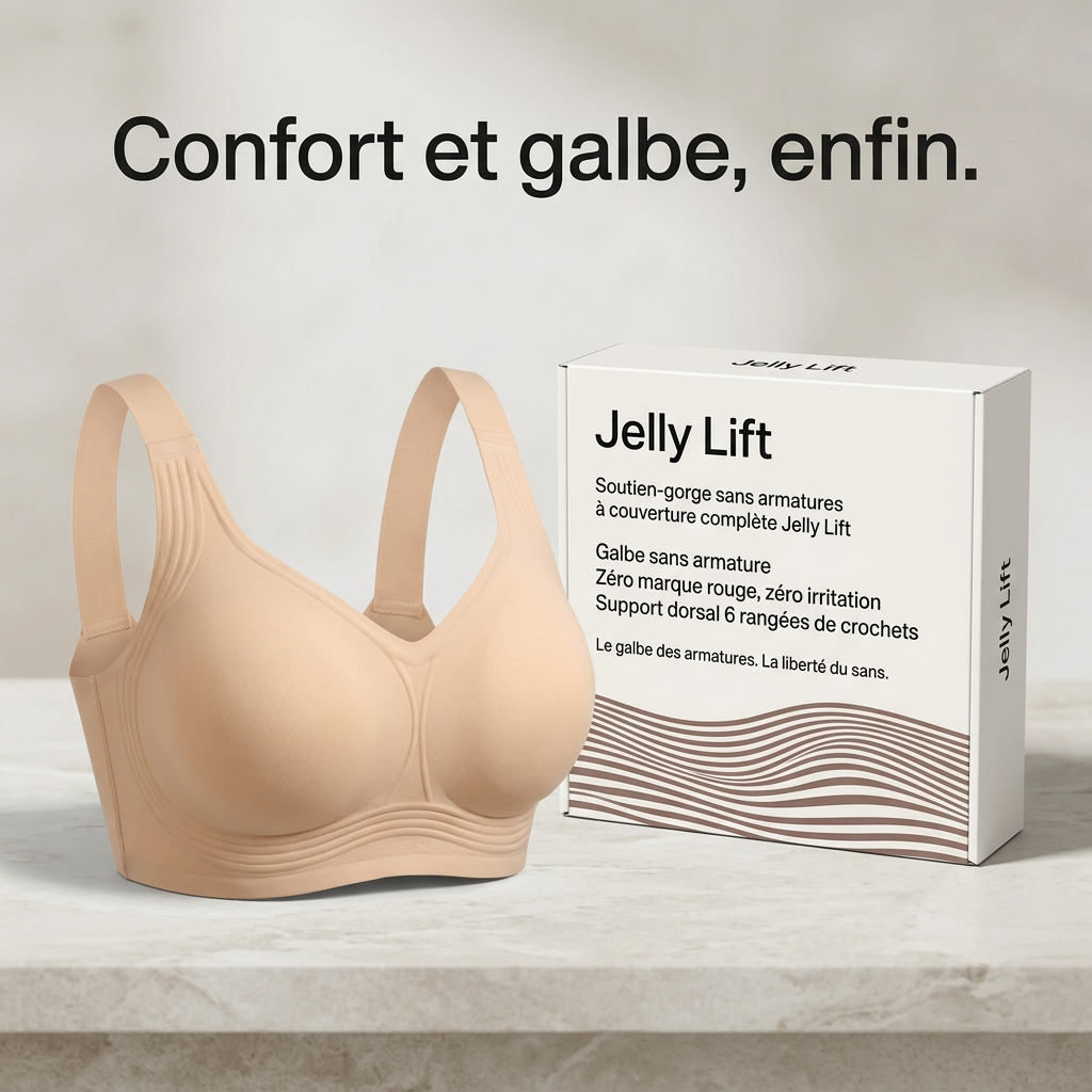 Soutien-gorge sans armatures à couverture complète Jelly Lift