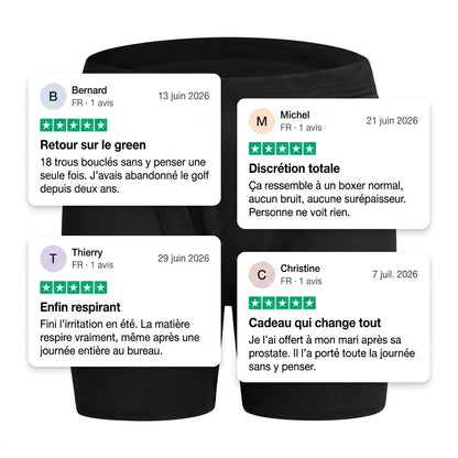 Boxers anti-fuites pour hommes